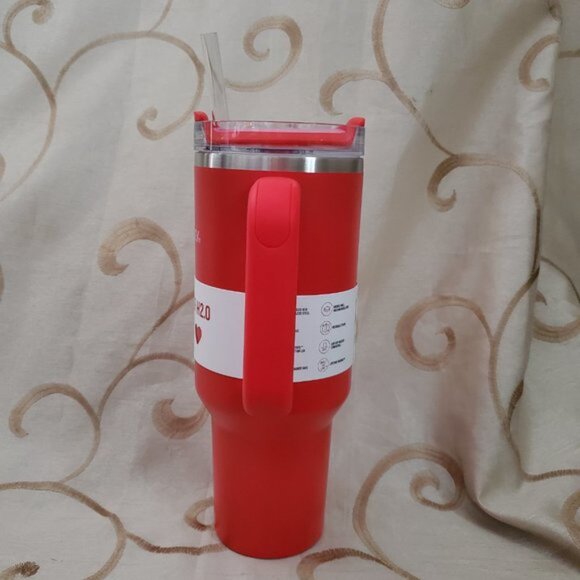 NWT Authentic Valentines Day Release! Stanley Tumbler Limited Edition Target Red - Picture 2 of 9